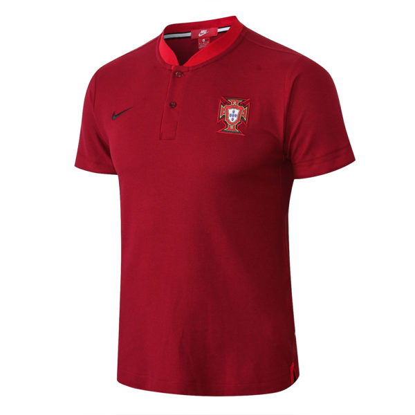 Polo Selección Portugal 2018-2019 Rojo Oscuro