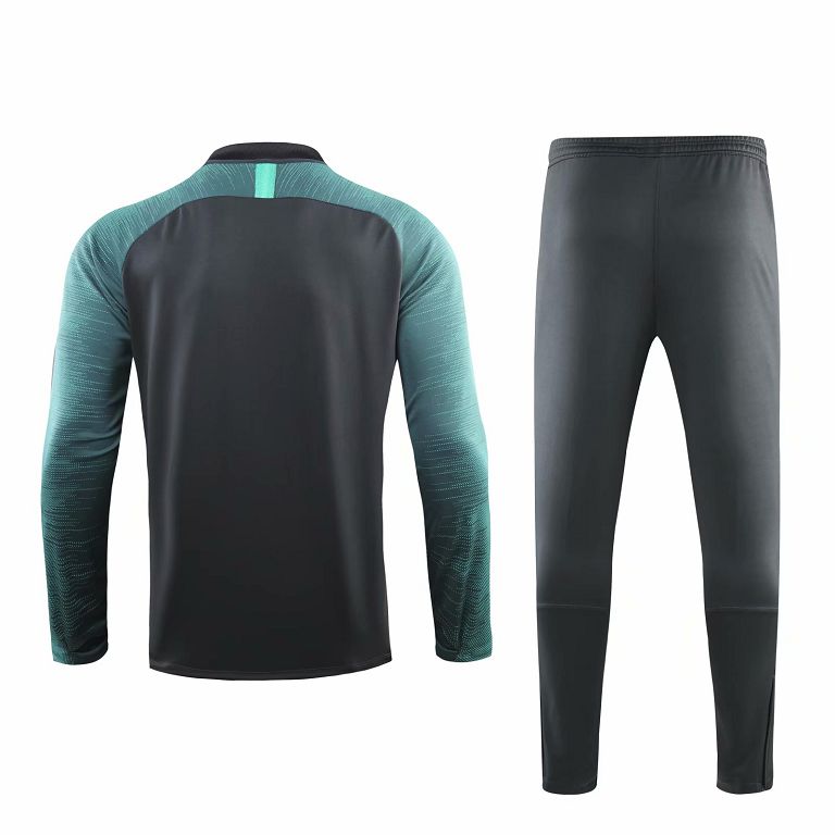 Buzo Entrenamiento Barcelona 2019 2020 Gris y Verde Ponte La Camiseta