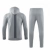 Buzo Cierre Completo Capucha Real Madrid 2019-2020 Gris - Image 2