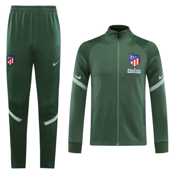 Buzo Cierre Completo Atlético Madrid 2020-2021 Verde - Image 2