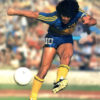 MARADONA Camiseta Retro Boca Juniors 1981 Manga Corta - Image 2