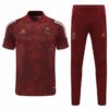 Buzo de Entrenamiento con Polo Real Madrid 2020-2021 Guinda