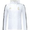Casaca Cortaviento Real Madrid 2020-2021 Blanco y Negro - Image 3
