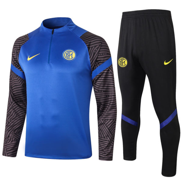 Buzo Entrenamiento Inter Milan 2020-2021 Azul y Negro