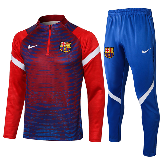 Buzo Entrenamiento Barcelona 2021 2022 Azul y Granate Ponte La Camiseta