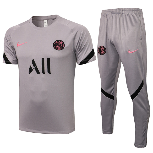 ajuste computadora Asser Polo + Pantalón Entrenamiento PSG Paris Saint Germain 2021-2022 Gris -  Ponte La Camiseta
