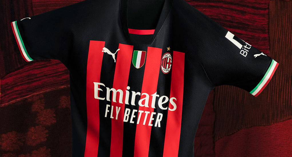 Camiseta 1ª AC Milan 2022/2023 para Hombre