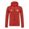 Casaca Cortaviento Bayern Munich 2022-2023 Rojo y Negro