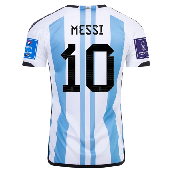 Fanático Barricada Surichinmoi MESSI Camiseta Selección Argentina Local 2022 Versión Jugador - Ponte La  Camiseta