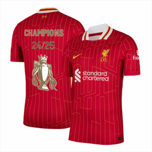Camiseta Liverpool Local Campeones Premier League 2024-2025 Versión Jugador