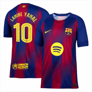 LAMINE YAMAL #10 Camiseta Barcelona Local 2025-2026 Versión Aficionado