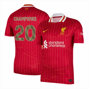 #20 Camiseta Liverpool Local Campeones Premier League 2024-2025 Versión Aficionado