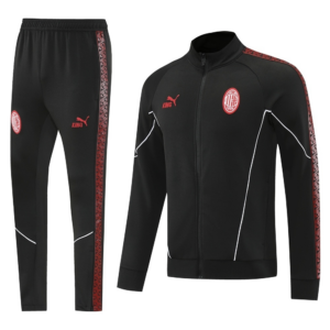 Buzo Cierre Completo AC Milan 2025-2026 Negro