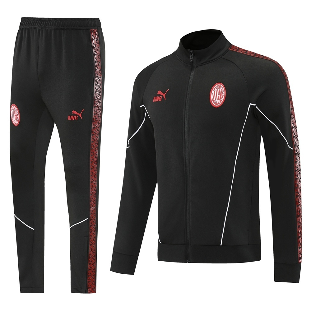 Buzo Cierre Completo AC Milan 2025-2026 Negro