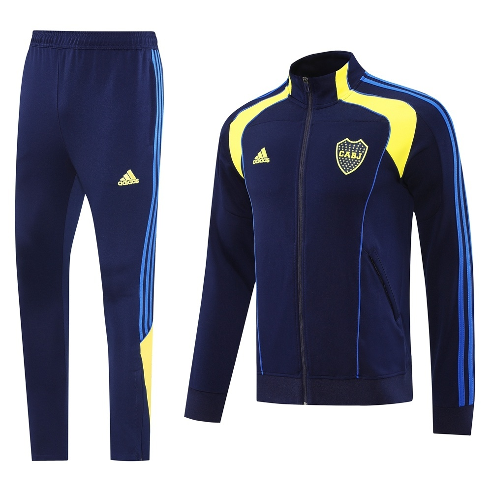 Buzo Cierre Completo Boca Juniors 2026 Azul y Amarillo
