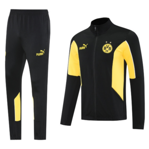 Buzo Cierre Completo Borussia Dortmund 2025-2026 Negro y Amarillo