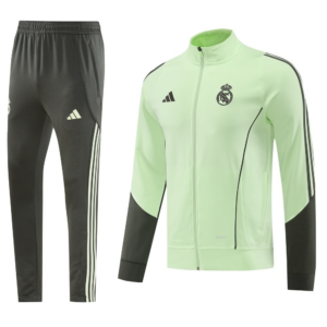 Buzo Cierre Completo Real Madrid 2025-2026 Verde Claro