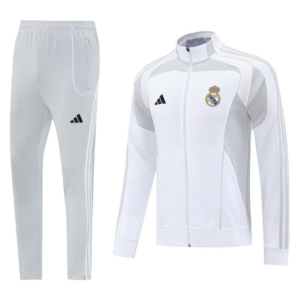 Buzo Cierre Completo Real Madrid 2025-2026 Blanco