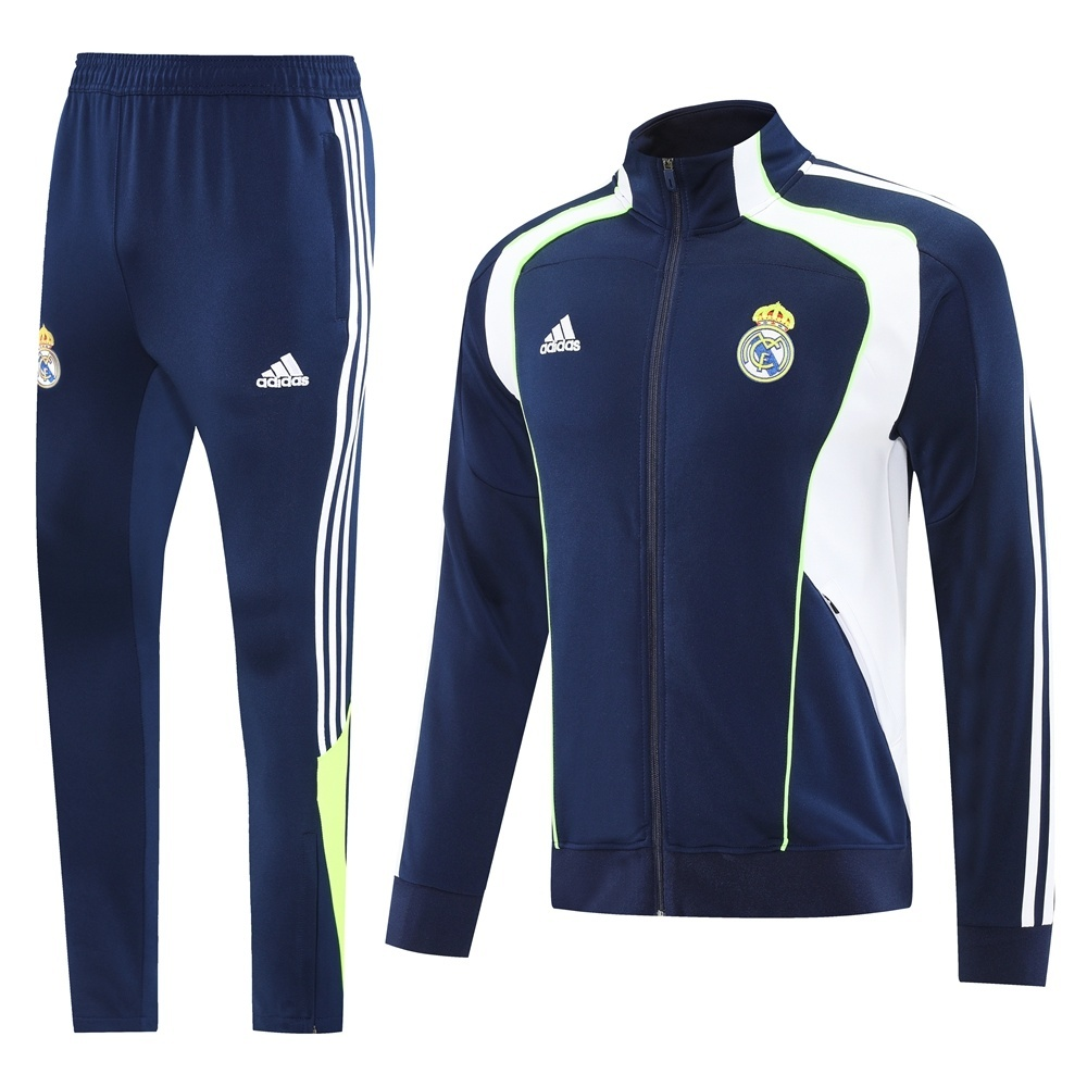 Buzo Cierre Completo Real Madrid 2025-2026 Azul y Blanco