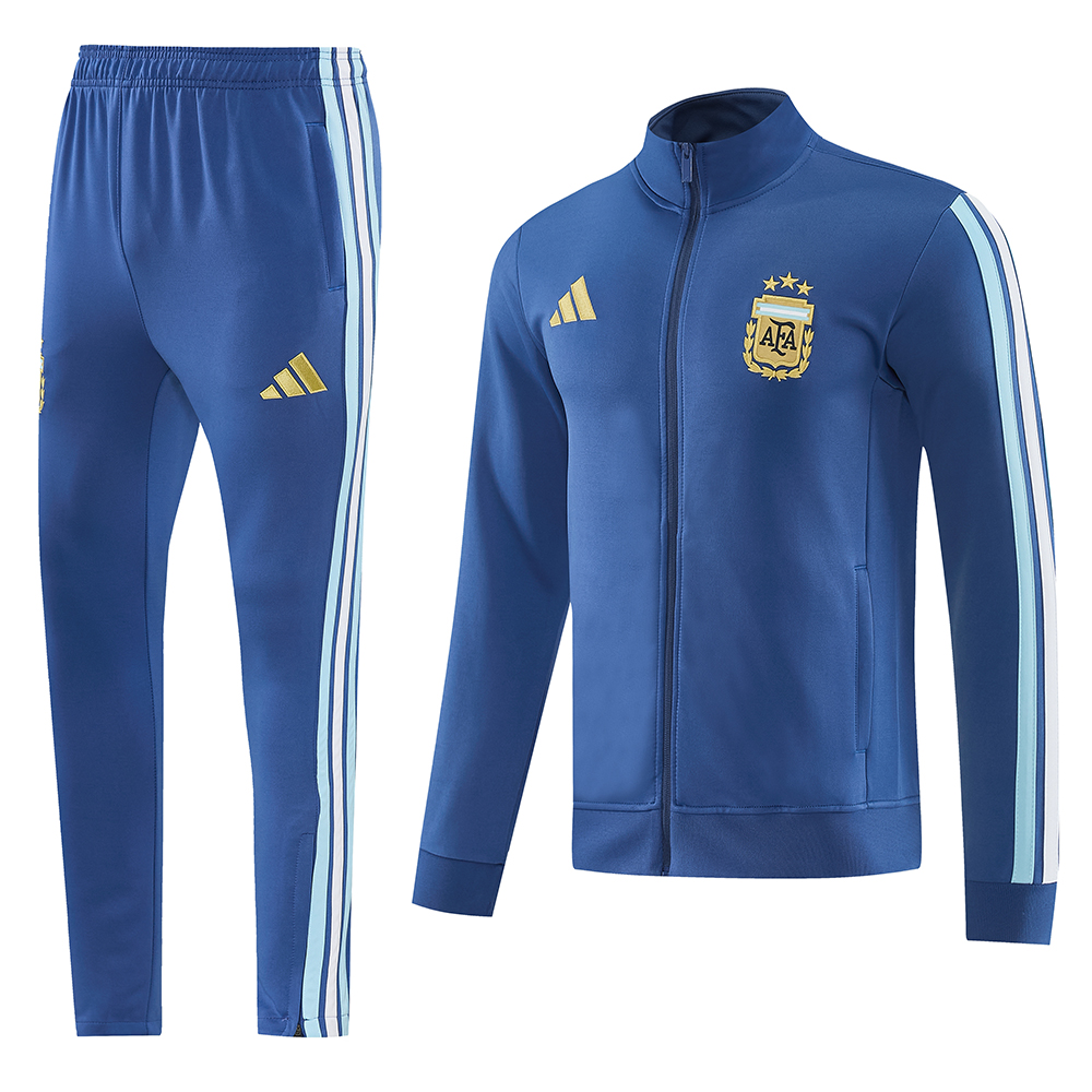 Buzo Cierre Completo Selección Argentina 2026-2027 Azul Claro